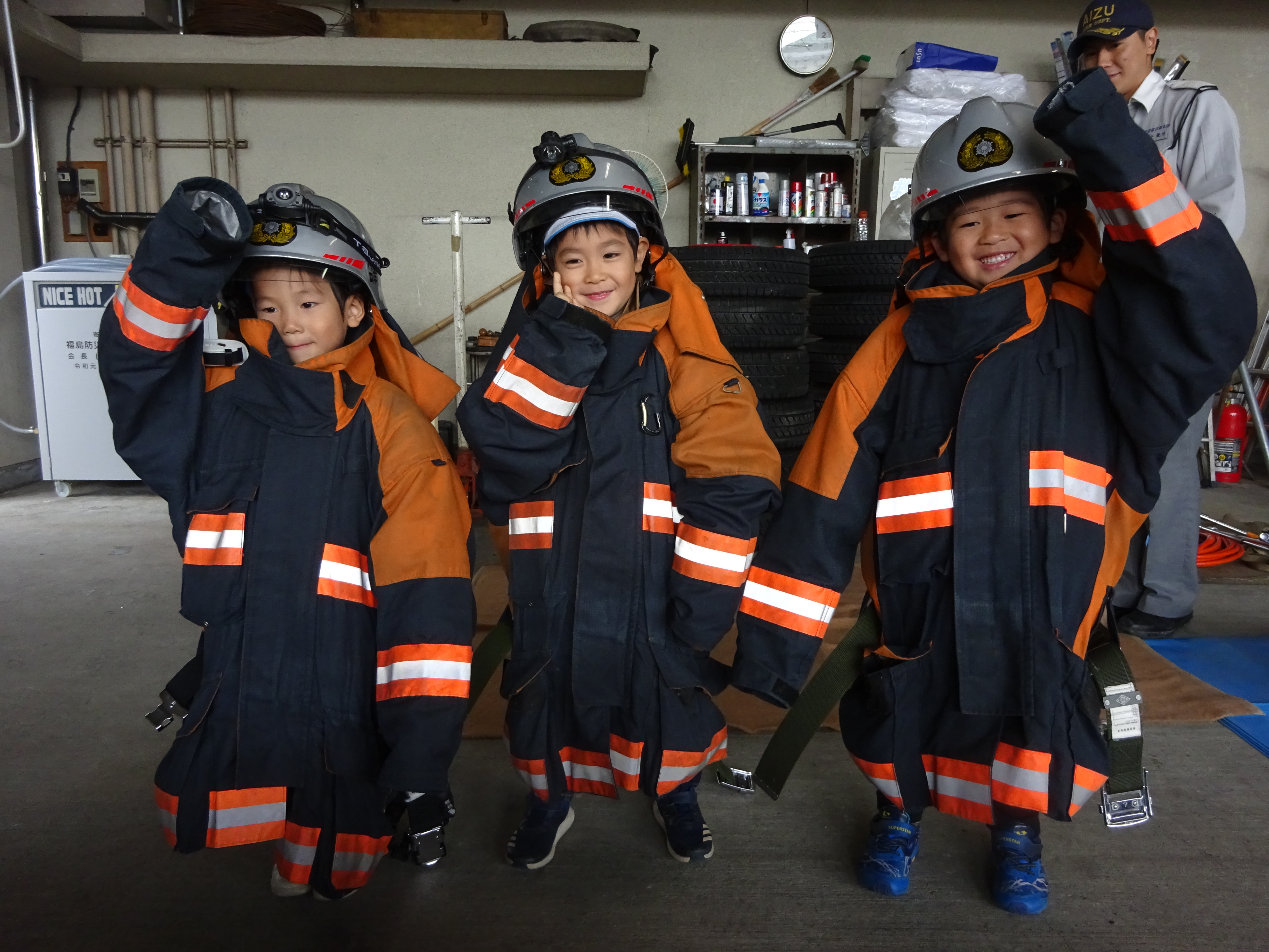 １１月レポート ４歳消防署見学 学校法人 中沢学園